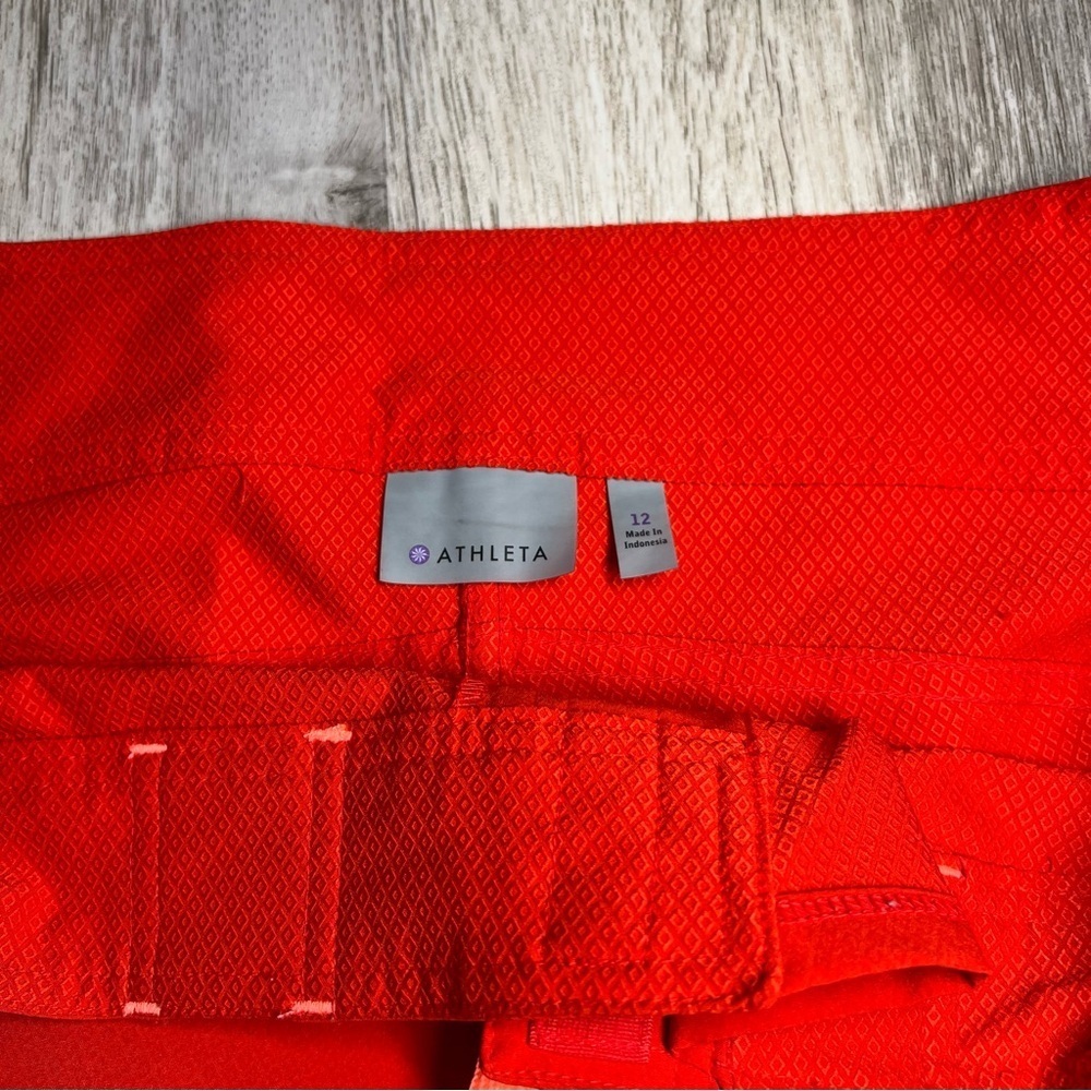 Athleta Women's‎ Red Shorts Size 12 - Picture 5 of 7